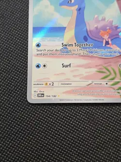 Pokemon Misty's Lapras Illustration Rare 194/182 Destined Rivals - Image 3