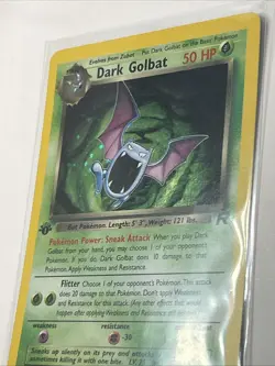 Pokemon TCG Dark Golbat 7/82 Team Rocket 1st Edition Holo - Image 2
