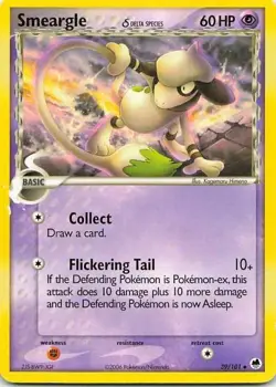 Smeargle 39/101 EX Delta Species Uncommon LP Pokemon TCG - Image 1