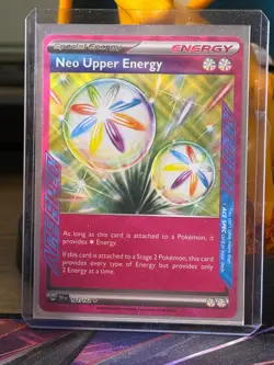 Neo Upper Energy 162/162 Temporal Forces Ace Spec NM Pokemon TCG - Image 1