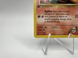 1st Edition Blaine's Ponyta 63/132 Gym Heroes Common Pokemon TCG Ken Sugimori - Image 4
