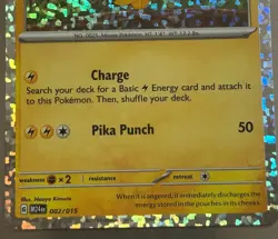 Pokemon TCG Pikachu 002/015 McDonald’s 2024 Holo Promo NM Raw - Image 5