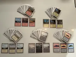 MTG Revised Lands Lot - 250 Lands - 50x Of Each Land Type - Great Condition - Image 1
