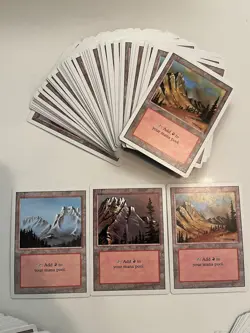 MTG Revised Lands Lot - 250 Lands - 50x Of Each Land Type - Great Condition - Image 5