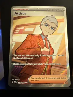Pokemon TCG - Prismatic Evolutions - Atticus - 134/131 UR - Near Mint - Image 1