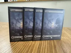 MTG MagicCon Las Vegas 2025 - RARE Swamp Black Lotus x4 - Promo Card - Image 1