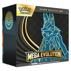 Pokemon TCG Mega Evolution Lucario ETB Elite Trainer Box - New Sealed - Image 1