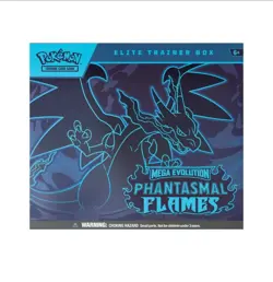 Pokemon TCG Mega Evolution Phantasmal Flames Elite Trainer Box ETB New Sealed - Image 3