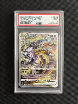 Mewtwo VSTAR GG44/GG70 Pokemon Crown Zenith - PSA 9 Mint - Image 1