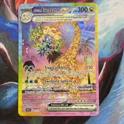 Pokemon TCG Alolan Exeggutor EX - 242/191 - Scarlet & Violet Surging Sparks - NM - Image 2