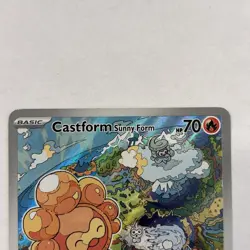 Castform Sunny Form 195/191 Illustration Rare - Surging Sparks - Pokemon TCG NM - Image 4