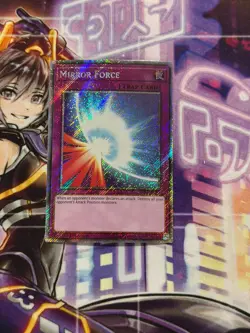Yugioh Mirror Force Platinum Secret Rare RA03 - Image 1