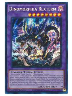 Dinomorphia Rexterm Prismatic Secret Rare MP23-EN082 YuGiOh - Image 1