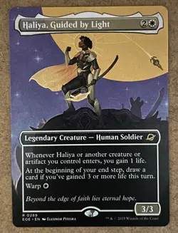 Haliya, Guided by Light (Borderless) Edge of Eternities - NM MTG - Image 1