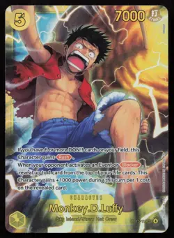 Monkey.D.Luffy OP15-119 SEC Secret One Piece Adventure Kami's Island English NM - Image 1