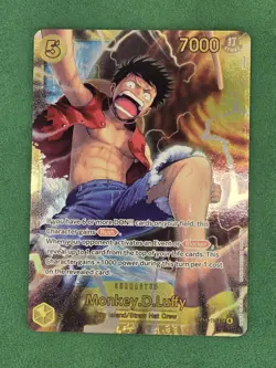 Monkey.D.Luffy OP15-119 SEC Secret One Piece Adventure Kami's Island English - Image 3
