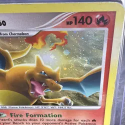 Pokemon TCG Charizard LV.60 Platinum Arceus Holo Rare Card 1/99 GALAXY SWIRL 💫 - Image 5