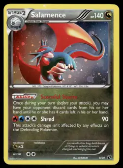 Pokemon Cards Salamence 8/20 Holo Dragon Vault Holo Rare NM - Image 1