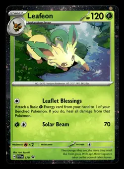 Leafeon SVP 170 Holo Black Star Promo Pokemon Card - Image 1