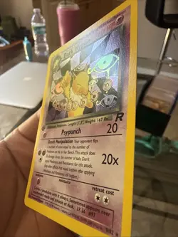 Pokemon Dark Hypno Holo Rare TCG Card 1st Edition 9/82 Nm Team Rocket - Image 5