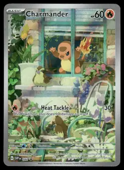 Pokemon Cards Charmander 044 Scarlet & Violet Promo Holo Promo LP - Image 1
