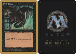 Dark Ritual - George Baxter - 1996 ~ Moderately Played Pro Tour C MTG Magic Ulti - Image 1