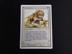 Savannah Lions HP [Unlimited] Mtg Magic Free Tracking! - Image 1