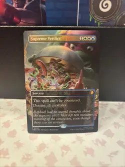 MTG Supreme Verdict Borderless Foil P Commander: Ninja Turtles TMC 134 NM Magic - Image 1