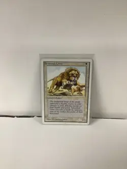 Magic The Gathering - Savannah Lions - Unlimited Edition - Image 1