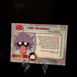 2000 Topps Chrome Pokemon #90 Shellder TV Animation Edition - Image 2