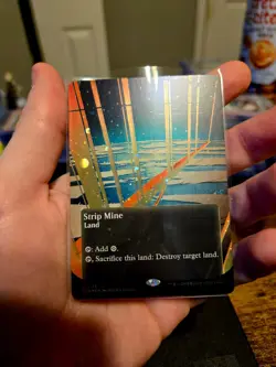 MTG Edge of Eternities Collector Strip Mine Galaxy Foil 2 CARDS FOR PRICE OF 1 - Image 4