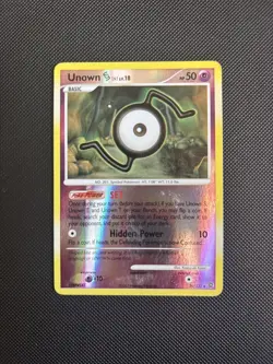 Pokemon Card Secret Wonders Unown S 39/132 Reverse Holo - Image 1