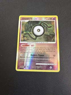 Pokemon Card Secret Wonders Unown S 39/132 Reverse Holo - Image 2