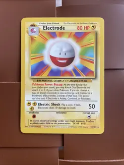 1999 Pokemon Game Electrode 21/102 Base Set - Image 4