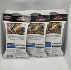 3 Sealed Pokemon : Sword & Shield—Vivid Voltage sleeved booster pack W/ Zarude - Image 2