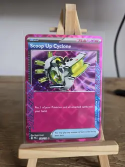 Pokemon TCG Scoop Up Cyclone Prismatic Evolutions Ace Holo Card 128/131 - Image 1