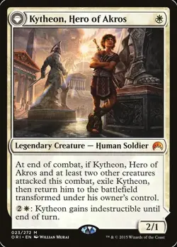 MTG NM English MTG Kytheon, Hero of Akros Gideon, Battle-Forged Magic Origins - Image 2