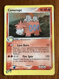 Camerupt 4/109 EX Ruby and Sapphire Holo Pokemon TCG - Image 1