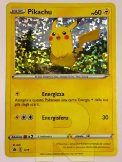Pikachu ® McDonald's Promo 2022 7/15 ® Promo Holo Foil ® Pokemon ® Italiano EX - Image 1