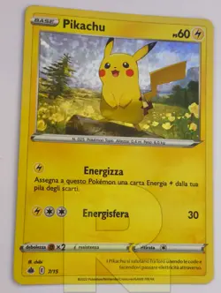 Pikachu ® McDonald's Promo 2022 7/15 ® Promo Holo Foil ® Pokemon ® Italiano EX - Image 3