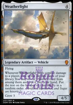 Weatherlight 1x FOIL DOM MTG Dominaria Mythic MINT artifact - Image 1