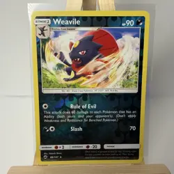Weavile 86/147 Burning Shadows Reverse Holo Pokemon TCG - Image 1