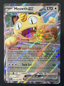 Meowth ex 062/088 Pokemon Perfect Order Double Rare MINT - Image 1