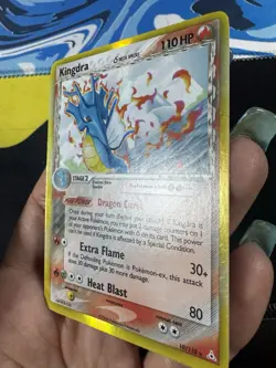 Pokemon TCG - Kingdra 10/110 Delta Species Holo Rare - EX Holon Phantoms - LP/MP - Image 4