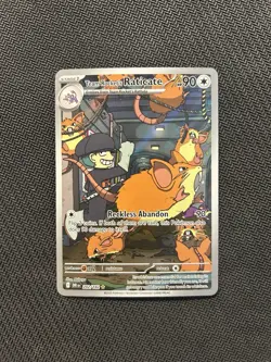 Pokemon TCG Team Rocket's Raticate 202/182! NM Condition! See Description! - Image 1