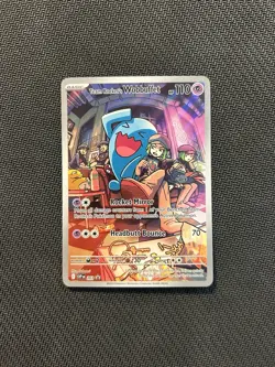 Pokemon TCG Team Rocket's Wobbuffet SVP 203! NM Condition! See Description! - Image 1