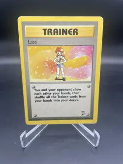 Lass 104/130 – Pokemon TCG Base Set 2 Rare Trainer Card HP - Image 1