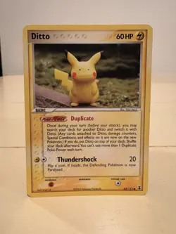 Ditto (Pikachu) 63/113 Pokemon Delta Species LP Pokemon TCG Card - Image 1