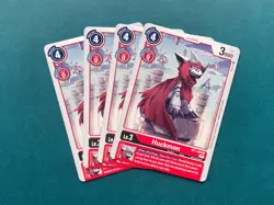 Huckmon BT7-009 Playset Next Adventure Digimon Card Game x4 - Image 1