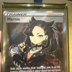 Pokemon Marnie Trainer Card TCG Full Art Sword & Shield 200/202 NM - Image 3